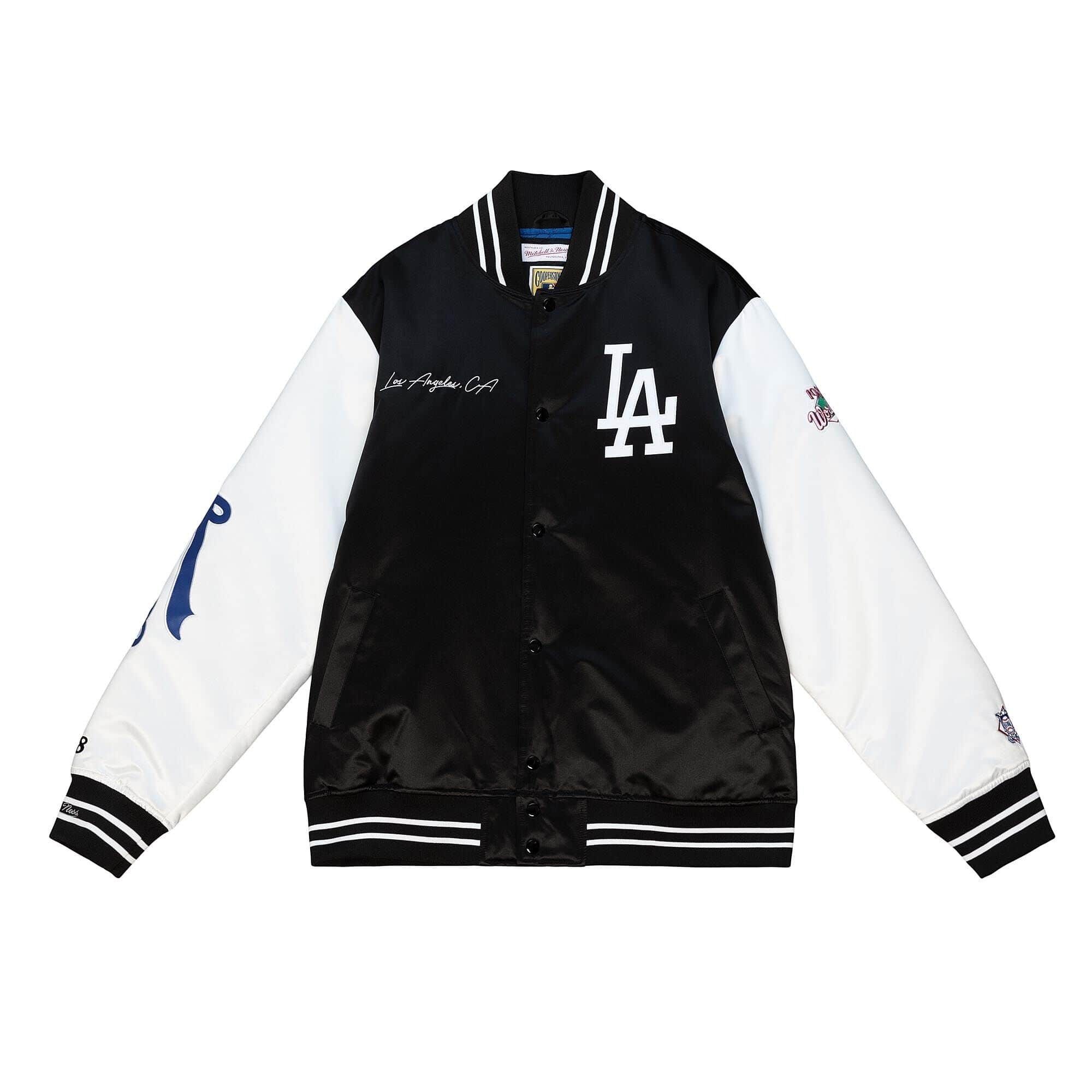 Mitchell&Ness MLB ロサンゼルス ドジャース サテン ジャケット