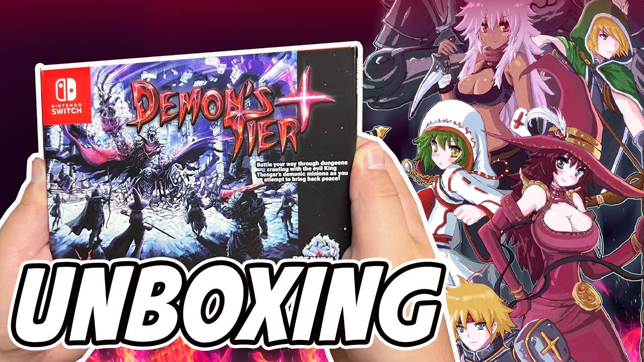 Demons Tier + (Nintendo Switch) Unboxing - YouTube