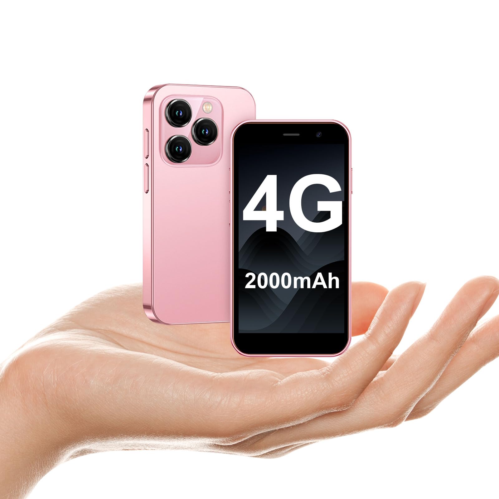 Amazon | 4G ミニスマートフォン、3.0 インチ HD スクリーン、デュアル