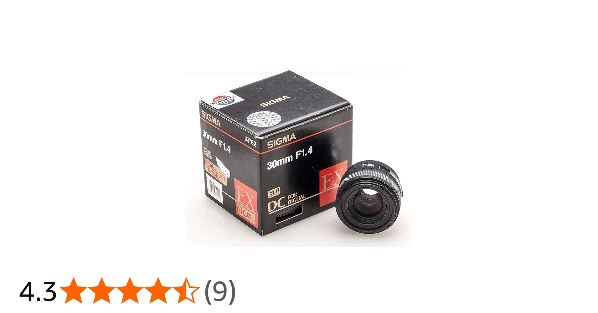 Amazon.co.jp: SIGMA 単焦点標準レンズ 30mm F1.4 EX DC HSM シグマ用