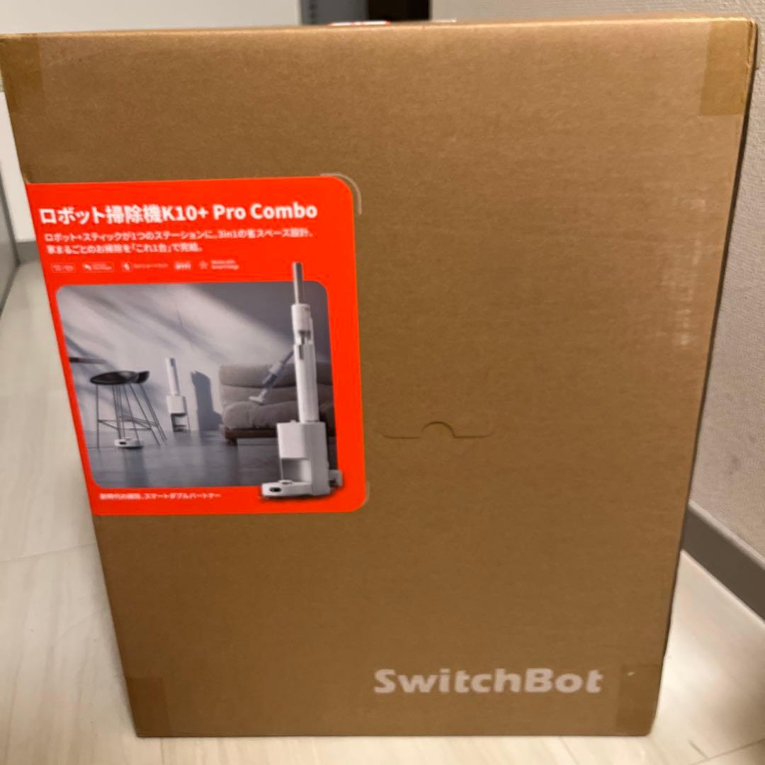 【新品・未開封】SwitchBot K10+ProCombo コードレス掃除機 Amazon | 【3in1、超小型】 SwitchBot ロボット掃除機 K10+ProCombo