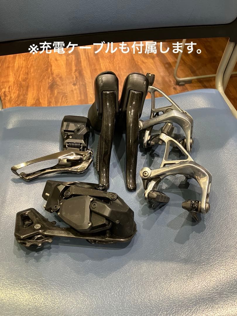 EDS TX-RA6000-GS（ワイヤー式カーボン）　電動無線コンポ WHEELTOP EDS TX-RA6000（ワイヤー式・カーボンレバー） | BARACAN