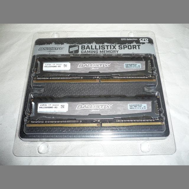 Ballistix DDR4-2666 8GBx2枚 W4U2666BMS-8G CFD CFD Selection W4U2666BMS-8G [DDR4 PC4-21300 8GB 2枚組] 価格