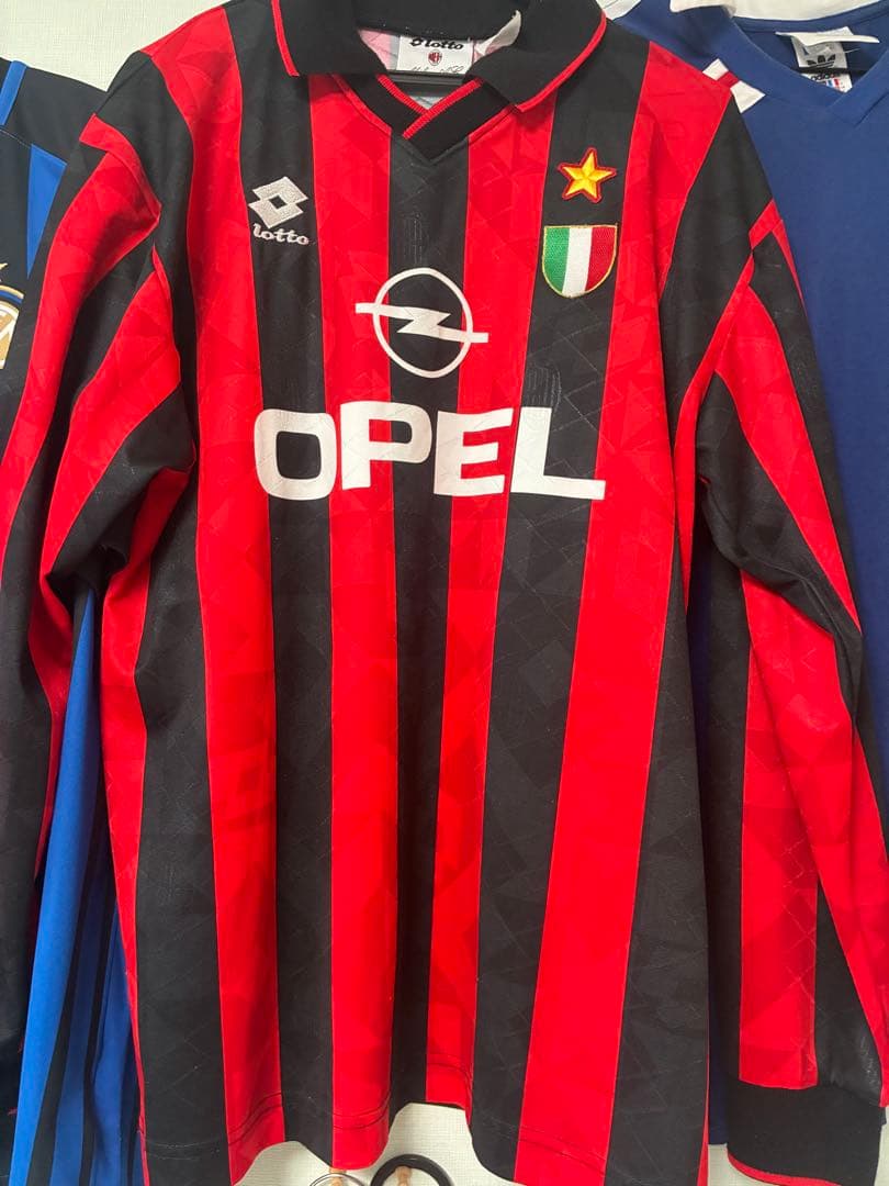 AC Milan 1994-95 優勝記念ユニフォーム 1994-95 AC Milan Away L/S Shirt (XL)