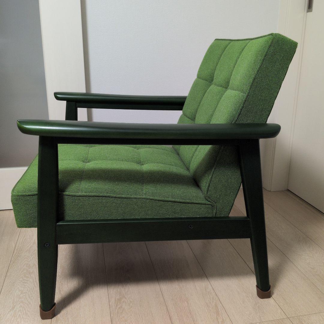 カリモク60Kチェア1シーターグリーン(モスグリーン色塗装) カリモク60Kチェア1シーターグリーン(モスグリーン色塗装) - メルカリ