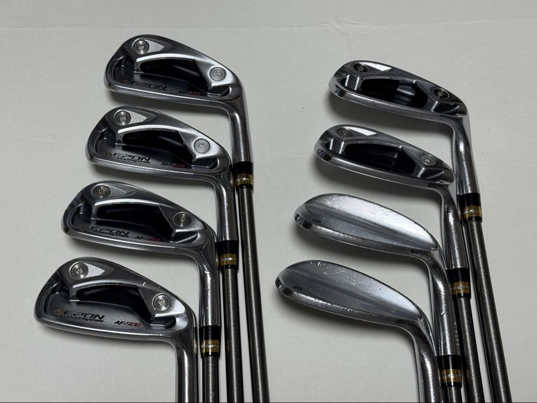 【希少：正規品】 ☆ EPON エポン☆ AF-506 ☆ 8本セット☆R 楽天市場】【中古】エポン AF-506 アイアンセット Rフレックス 38.0