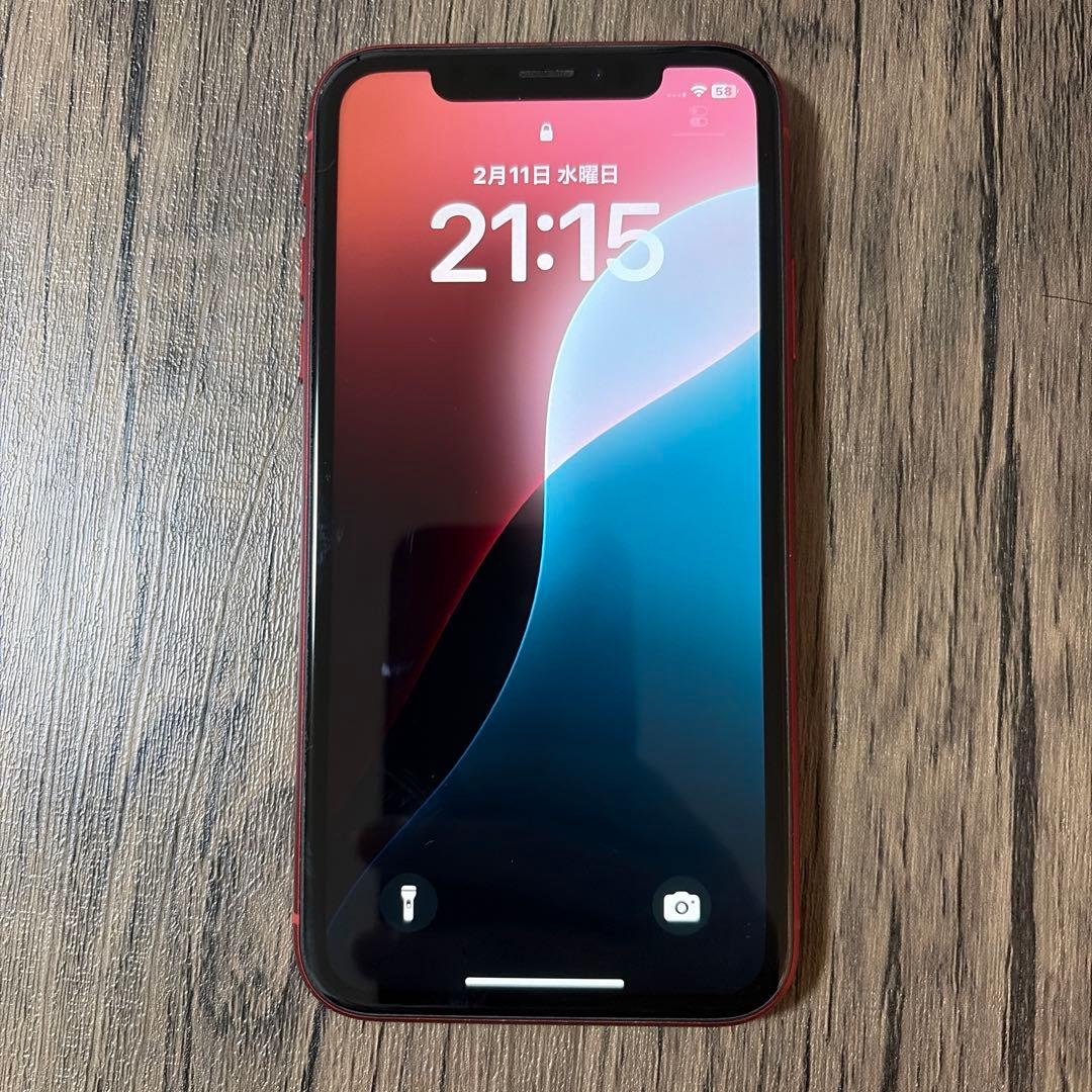 Apple iPhone XR レッド　64GB iPhone XR SIMフリー iPhoneXR 64GB レッド [(PRODUCT)RED] 未使用