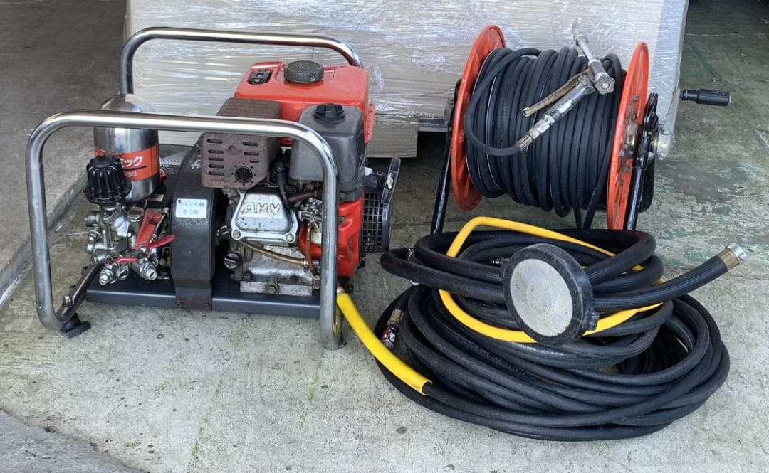 丸山 セット動噴 動力噴霧機 MS410EC セラミックユニフロー動噴 丸山製作所 セット動噴 MS419EA-LS 最高圧力5.0MPa 吸水量30L/min